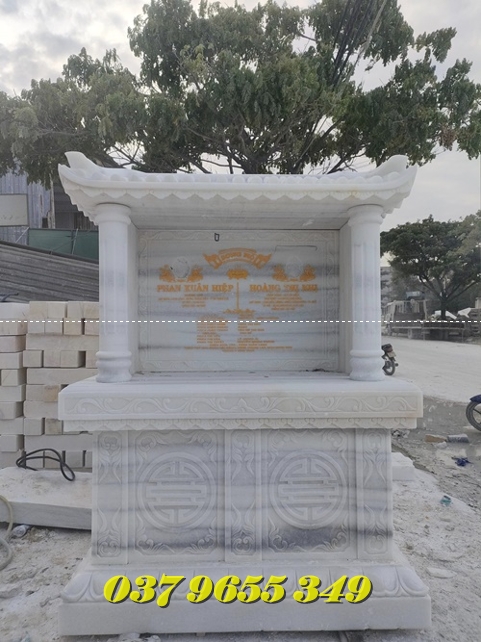 Mộ đá đôi Bằng đá Marble