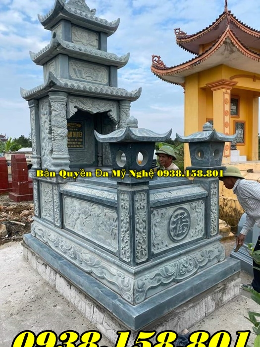 Mộ đá Xanh Rêu Hiện đại ở Nghĩa Trang