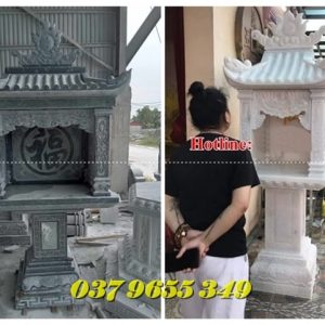 Mẫu miếu thờ gia tộc bằng đá tại Kiên Giang