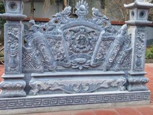 Bình phong đá – bức chắn gió mang ý nghĩa phong thủy sâu sắc