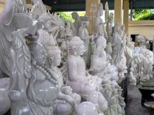Tượng Phật bằng đá – Tinh xảo và linh thiêng trong nghệ thuật đá mỹ nghệ Việt