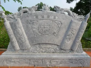 Bình phong đá – Tinh hoa phong thủy