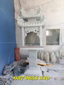 183+Mẫu cây hương thờ ngoài trời có mái tại Thái Bình