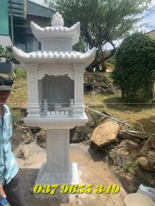 183+Mẫu cây hương thờ ngoài trời có mái tại Hà Nội