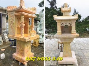 184+Bán cây hương thờ đá mỹ nghệ có mái tại Lai Châu